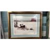 Image 2 : (4) ASSORTED FRAMED PRINTS