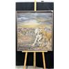 Image 1 : FRAMED ORIGINAL OIL ON CANVAS BY HANNCLE SAIRANEN 31" X 34"