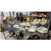 Image 1 : SHELF OF ASSORTED DINNERWARE