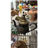 Image 4 : BRONZE TEA SET, SILVER PLATED TEA POT & MORE