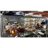 Image 1 : SHELF OF ASSORTED KITCHENWARE INCLUDING; PIE COVERS, TEAPOTS & MORE