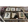 Image 2 : SHELF OF ASSORTED ITEMS INCLUDING; FRAMED ARTWORK, JEWELRY BOXES, COASTERS & MORE