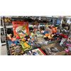 Image 1 : SHELF OF ASSORTED COLLECTIBLES INCLUDING; DISNEY FIGURINES, CHRISTMAS ORNAMENT, STARBUCKS LIMITED