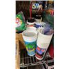 Image 4 : SHELF OF ASSORTED COLLECTIBLES INCLUDING; MCDONALDS TOYS, COCA-COLA, BLOCKBUSTER CUP & MORE