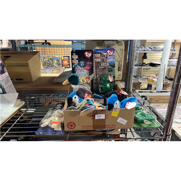 ASSORTED TY BEANIE BABY COLLECTIBLES