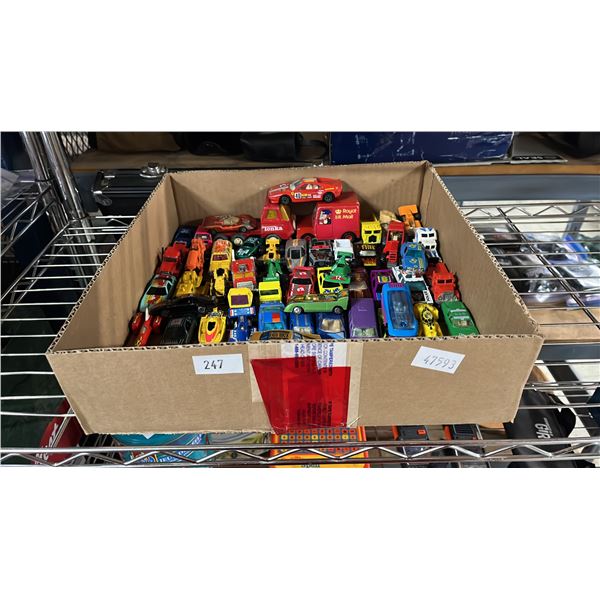 BOX OF ASSORTED TOY CARS