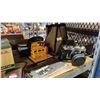 Image 2 : SHELF OF ASSORTED VINTAGE CAMERA EQUIPMENT INCLUDING; KONICA T-3 CAMERA, SOLIGOR 70-220MM LENS,