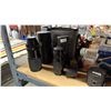 Image 4 : SHELF OF ASSORTED VINTAGE CAMERA EQUIPMENT INCLUDING; KONICA T-3 CAMERA, SOLIGOR 70-220MM LENS,