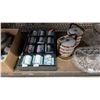 Image 3 : SHELF OF ASSORTED ITEMS INCLUDING; COLLECTIBLE JAPANESE CUPS, GLASSWARE & MORE