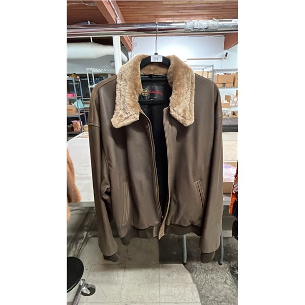 THE ORIGINAL LEATHER FACTORY JACKET SIZE L