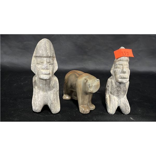 ASSORTED CARVINGS