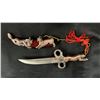 Image 3 : CAT & DRAGON MOTIF CEREMONIAL STAINLESS STEEL KNIFE WITH BOX