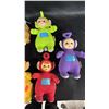 Image 2 : ASSORTED COLLECTIBLE STUFFED TOYS; TELETUBBIES & OLYMPICS
