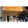 Image 7 : DANISH MODERN 6-DRAWER DESK WITH KEY 53" X 23" X 28.5" (DAMAGE ON TOP)