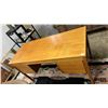 Image 8 : DANISH MODERN 6-DRAWER DESK WITH KEY 53" X 23" X 28.5" (DAMAGE ON TOP)