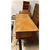 Image 2 : DANISH MODERN 4-DRAWER 1-REAR DROP DOWN CABINET DESK WITH KEY 53" X 25.5" X 27.5"