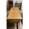 Image 4 : DANISH MODERN 4-DRAWER 1-REAR DROP DOWN CABINET DESK WITH KEY 53" X 25.5" X 27.5"