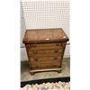 Image 1 : JAYCEE FURNITURE LTD MADE IN ENGLAND 4-DRAWER DROP TOP END TABLE 23.5" X 14" X 30.5"