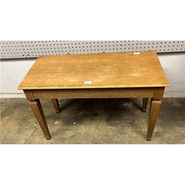 PIANO BENCH WITH STORAGE 29.5" X 13.5" X 18.5"