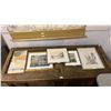 Image 1 : (4) PIECES OF ASSORTED FRAMED ARTWORK & VINTAGE DISNEYLAND MAP