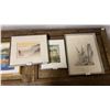Image 2 : (4) PIECES OF ASSORTED FRAMED ARTWORK & VINTAGE DISNEYLAND MAP