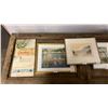 Image 3 : (4) PIECES OF ASSORTED FRAMED ARTWORK & VINTAGE DISNEYLAND MAP