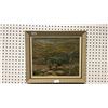 Image 1 : FRAMED ORIGINAL OIL ON CARDBOARD BY J.F.M. 18" X 15"