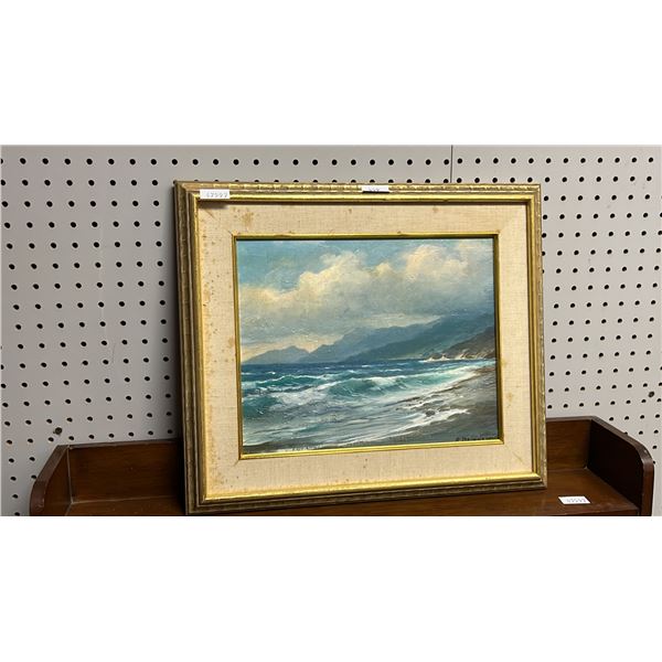 FRAMED ORIGINAL OIL ON CANVAS BY A. DZIGURSKI 19" X 16"