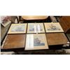 Image 1 : (4) FRAMED PRINTS BY A.J. W. BURGESS OF SHIPS 18" X 15"