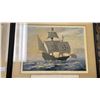 Image 3 : (4) FRAMED PRINTS BY A.J. W. BURGESS OF SHIPS 18" X 15"