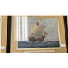 Image 4 : (4) FRAMED PRINTS BY A.J. W. BURGESS OF SHIPS 18" X 15"