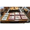 Image 1 : (9) PIECES OF ASSORTED FRAMED ARTWORK