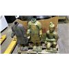 Image 1 : (3) ASSORTED TERRACOTTA STATUES (MISSING PIECES)