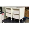 Image 3 : FOLDING TABLE, (2) NIGHT STANDS & 2-DRAWER METAL FILE CABINET