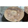 Image 2 : HEAVILY CARVED OCTAGONAL FOLDING SIDE TABLE
