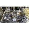 Image 2 : SHELF OF ASSORTED FLATWARE & LARGE SILVER PLATED SERVING DISH