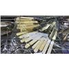 Image 3 : SHELF OF ASSORTED FLATWARE & LARGE SILVER PLATED SERVING DISH