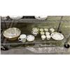 Image 1 : 22-PC WEDGEWOOD HATHWAY ROSE BONE CHINA SET, TEA BUTLER BONE CHINA MUG & MASON CASH MIXING BOWL