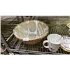 Image 5 : 22-PC WEDGEWOOD HATHWAY ROSE BONE CHINA SET, TEA BUTLER BONE CHINA MUG & MASON CASH MIXING BOWL