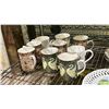 Image 4 : SHELF OF ASSORTED DINNERWARE INCLUDING; GLASS BOWLS, COLLECTIBLE PLATES, MUGS & MORE