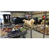 Image 1 : ASSORTED COLLECTIBLES INCLUDING; MELBA WARE HORSES, CAST IRON TOY CARS, COASTERS & MORE
