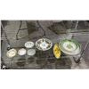 Image 1 : SHELF OF ASSORTED BOWLS & PLATES