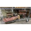 Image 1 : SHELF OF ASSORTED CHINESE ITEMS INCLUDING; FOOT STOOLS & DECOR