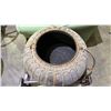 Image 2 : VINTAGE WOOD & WOVEN POT
