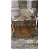Image 3 : SHELF OF ASSORTED VINTAGE CHINESE ITEMS INCLUDING; VASE, URN & LOCKBOX
