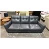 Image 1 : LEATHER LOW-RISE SOFA