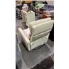 Image 3 : LEATHER-LIKE ELECTRIC RECLINER WITH POWER CORD (UNKNOWN WORKING CONDITION, RECLINES BRIEFLY THEN