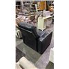 Image 4 : LEATHER THEATER RECLINER WITH CUP HOLDERS (NO POWER CORD, UNKNOWN WORKING CONDITION)