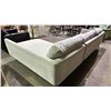 Image 4 : 2-PC FABRIC SECTIONAL SOFA (SOME CLEANING REQUIRED)