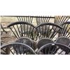 Image 3 : 9 WOOD CHAIRS
